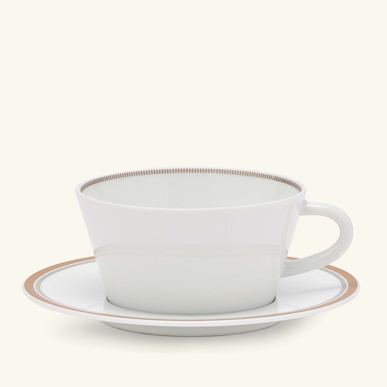 Gage Tea Tea Cup & Saucer White bernardaud gage tea tea cup saucer white