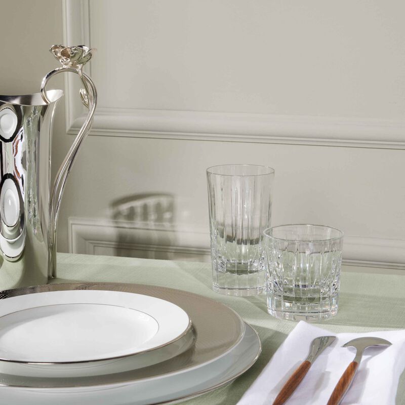 christofle iriana highball drinking glass clear set of 2