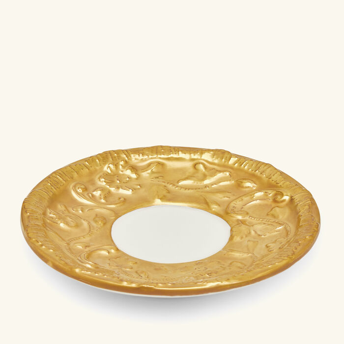 villari taormina coffee cup   saucer gold