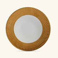 Twist Soup Plate Round Gold 22cm bernardaud twist soup plate round gold 22cm