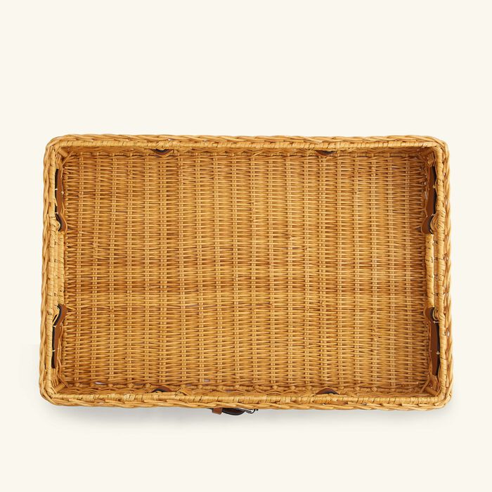 ralph lauren home bailey serving tray rectangular medium brown