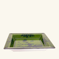 Oriente Italiano Malachite Trinket Tray Square Large Green ginori 1735 oriente italiano malachite trinket tray square large green