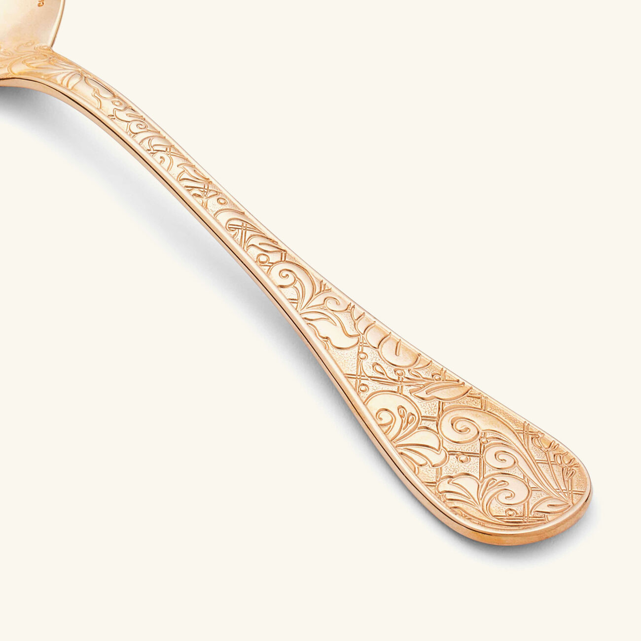 christofle jardin d eden soup spoon pink