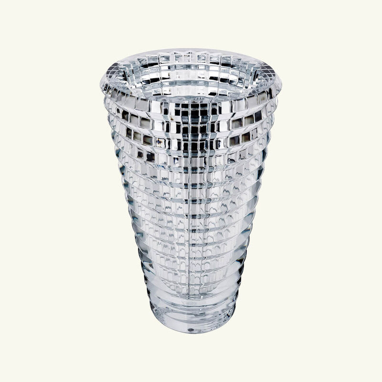 baccarat eye vase round large clear