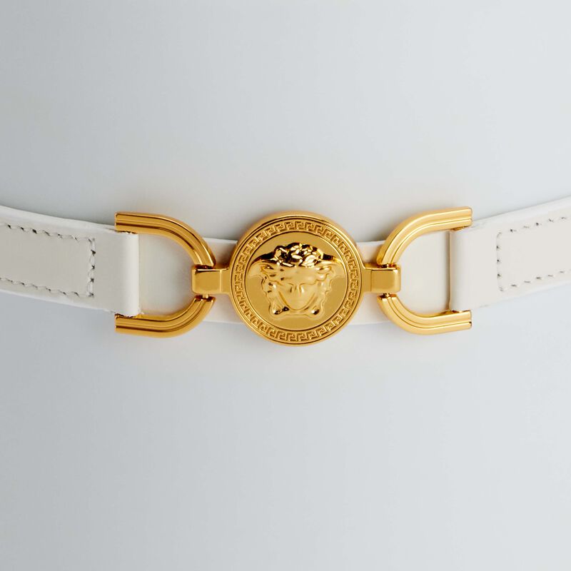 Medusa 95 Vase Round Small White versace medusa 95 vase round small white