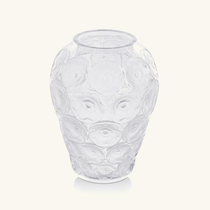 Anmones Vase Medium Clear lalique anmones vase medium clear