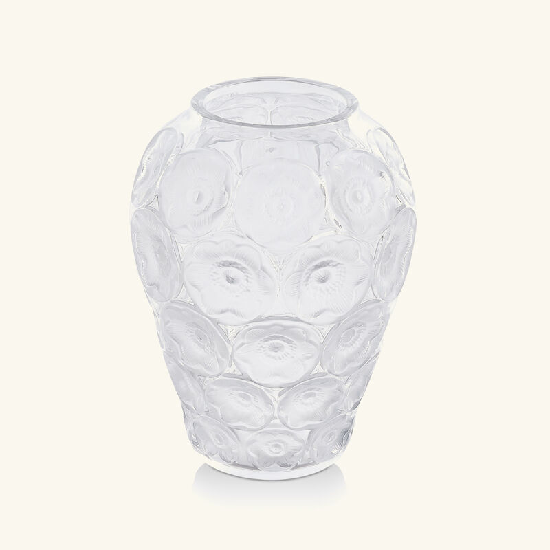 Anmones Vase Medium Clear lalique anmones vase medium clear