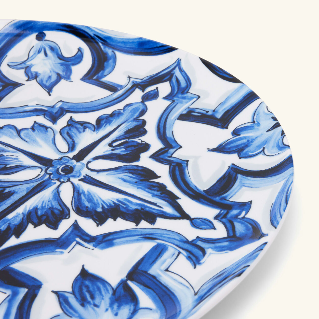 دولتشي أند غابانا كازا طبق الضيافة بلو ميديترانيو بيضاوي 40 سم