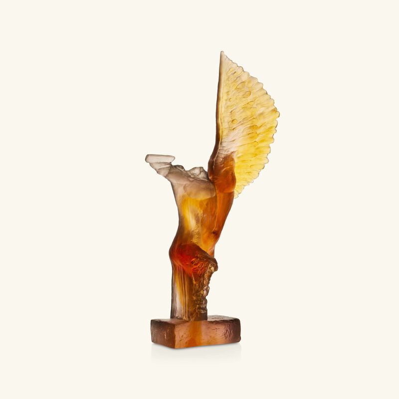 Ceyx Sculpture Medium Orange Limited Edition daum ceyx sculpture medium orange limited edition