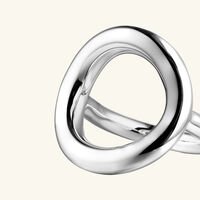 idole de christofle bridge ring sterling silver size 51