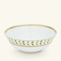 bernardaud constance dessert plate round green 19cm
