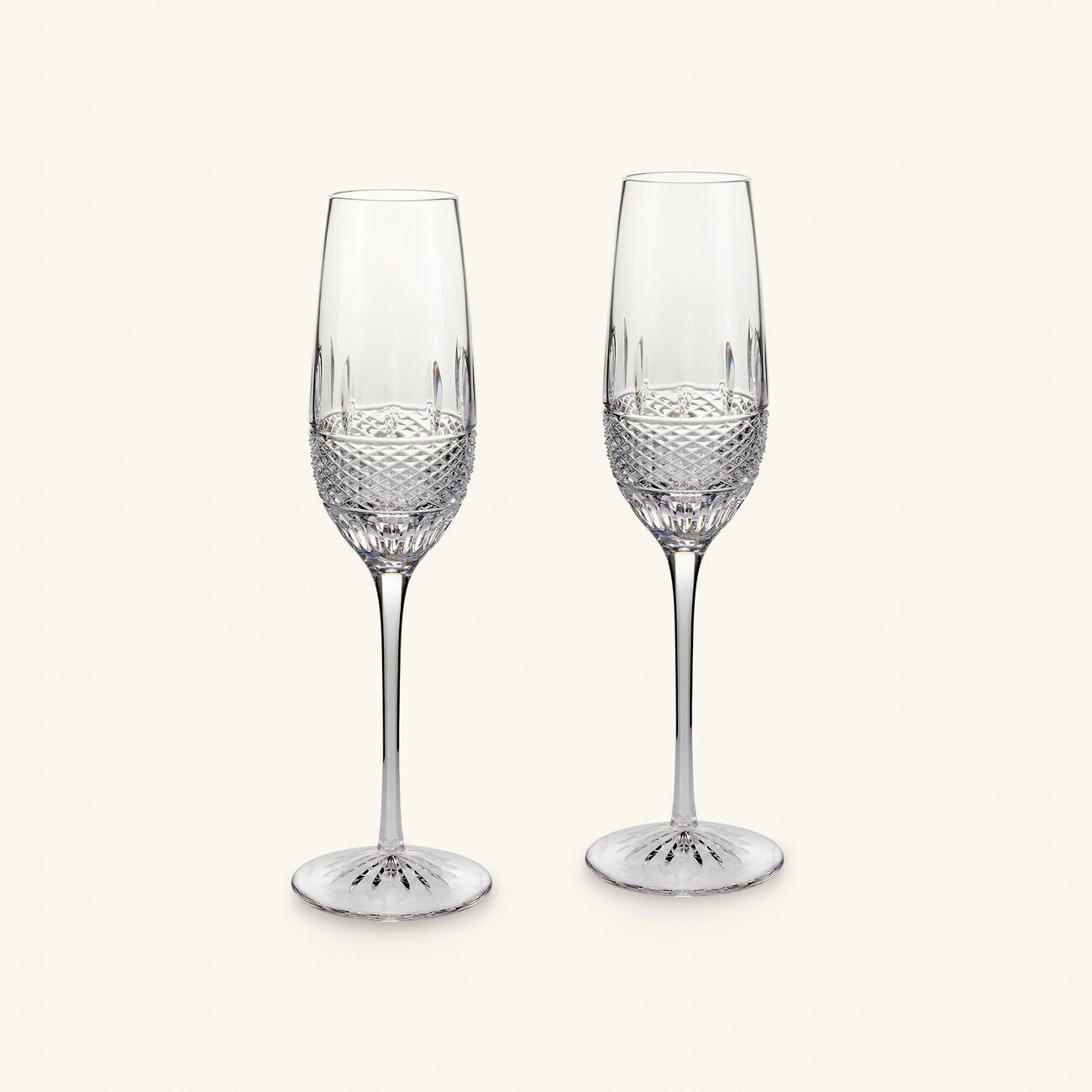Mastercraft Irish Champagne Glasses Set Of 2 waterford mastercraft irish champagne glasses set of 2