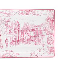 Tout Paris Ashtray Rectangular Pink bernardaud tout paris ashtray rectangular pink