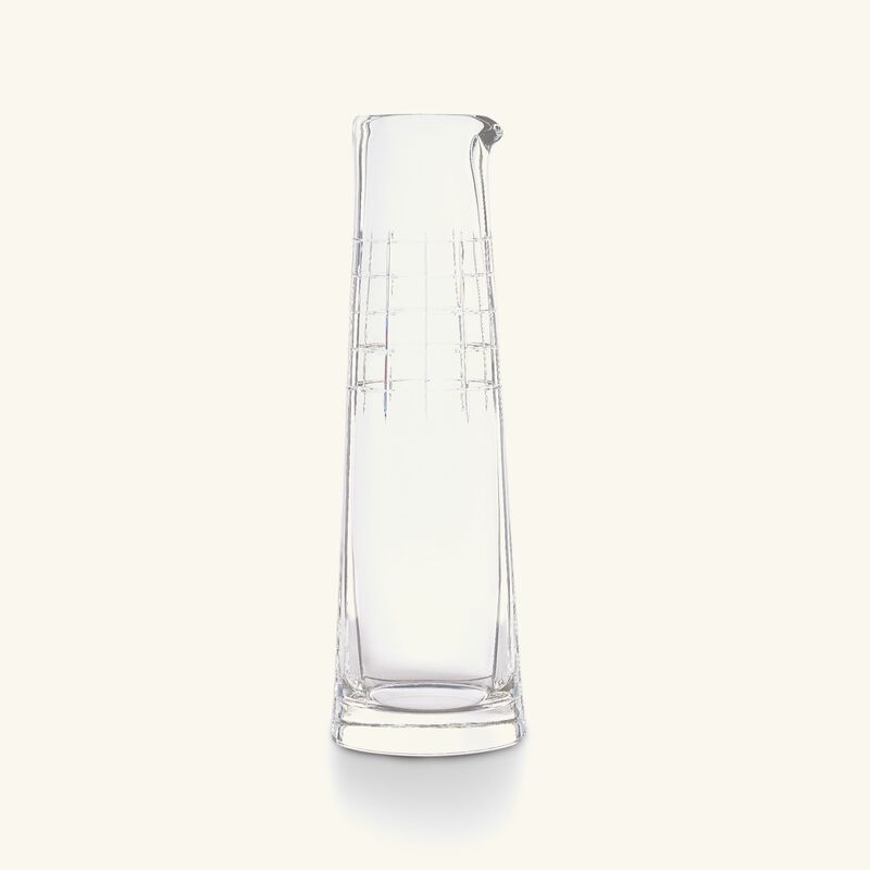christofle graphik water pitcher clear