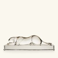Héritage Panther Sculpture Medium Black baccarat h ritage panther sculpture medium black