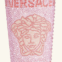 Medusa Crystal Travel Cup Pink versace medusa crystal travel cup pink