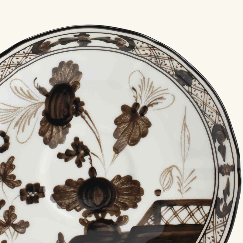 جينوري 1735 صحن القهوة أنتيكو دوتشيا أسود