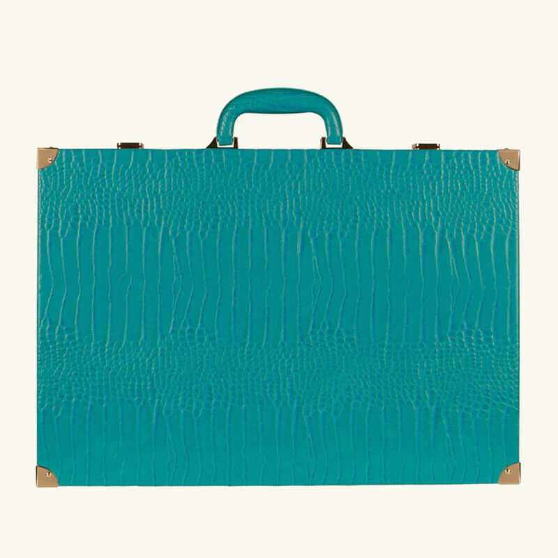 Teal Alligator Backgammon Set vido teal alligator backgammon set