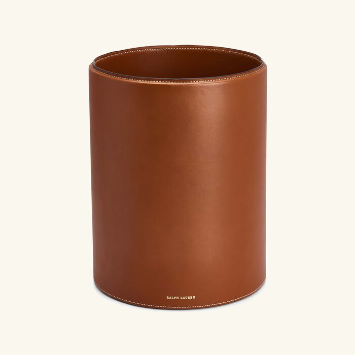 ralph lauren home brennan waste basket brown