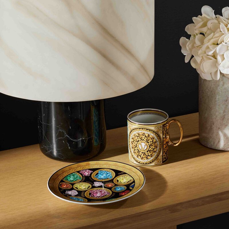 Medusa Amplified Bread & Butter Plate Round Green 17cm versace medusa amplified bread butter plate round green 17cm