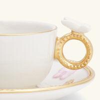 Butterfly Coffee Cup & Saucer Multicolor villari butterfly coffee cup saucer multicolor