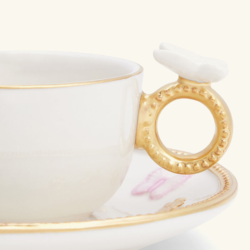 Butterfly Coffee Cup & Saucer Multicolor villari butterfly coffee cup saucer multicolor