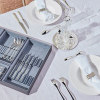 christofle infini flatware set 36 pieces silver plated