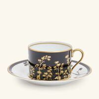 pinto paris kyoto tea cup and saucer black