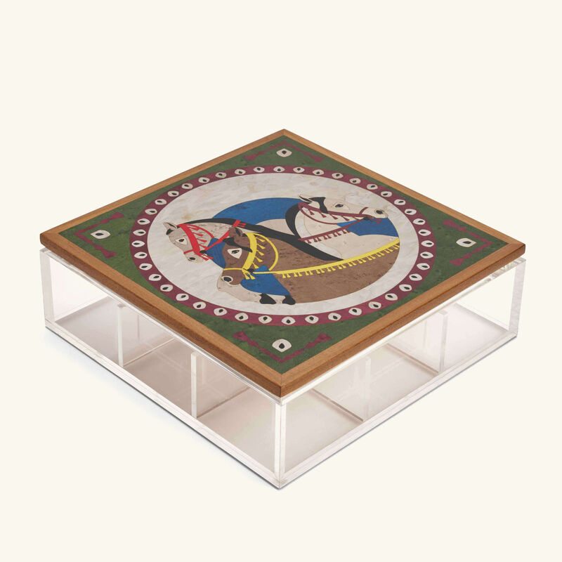 Tea Box Brown aya the art of living tea box brown