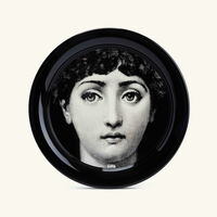 fornasetti ortensia tray round large grey