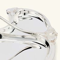 christofle gallia carnation server silver plated