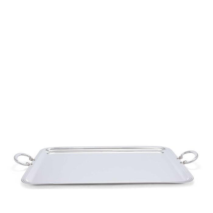 christofle albi tray rectangular large silver plated