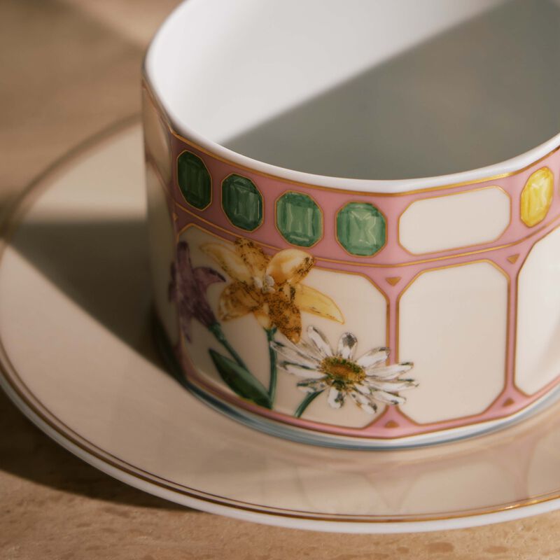 Idyllia Coffee Cup & Saucer Marshmallow rosenthal idyllia coffee cup saucer marshmallow