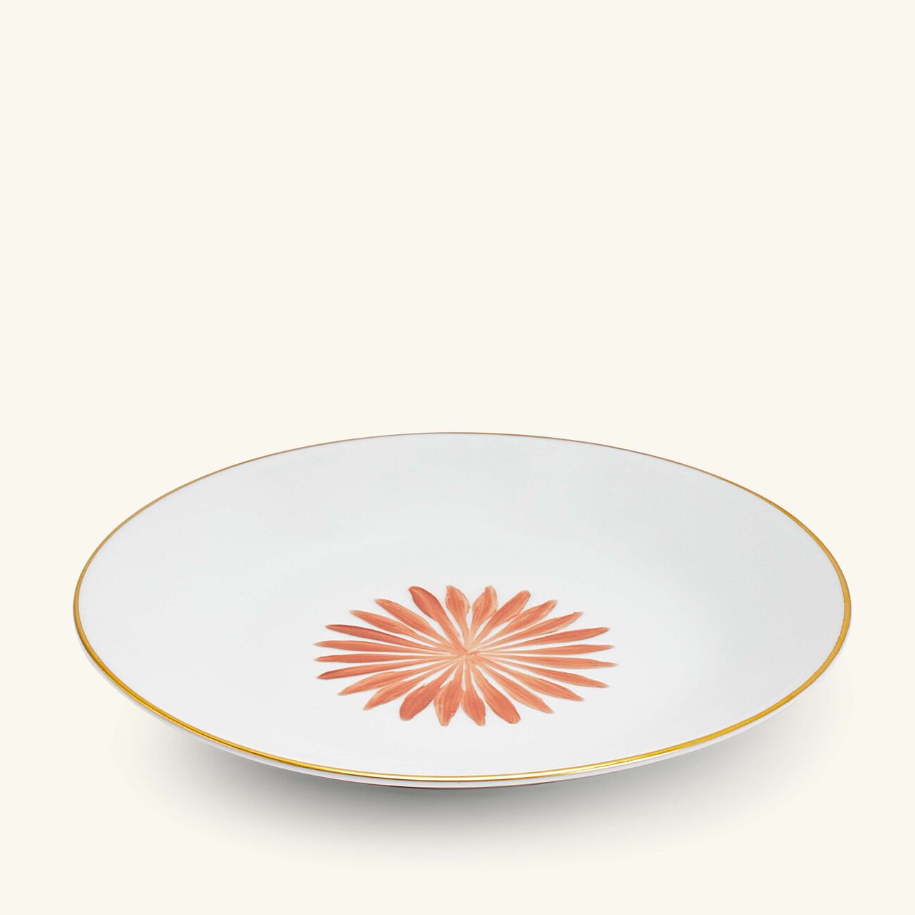 Allée De Cyprès Bread Plate Round Orange 15cm marie daage all e de cypr s bread plate round orange 15cm
