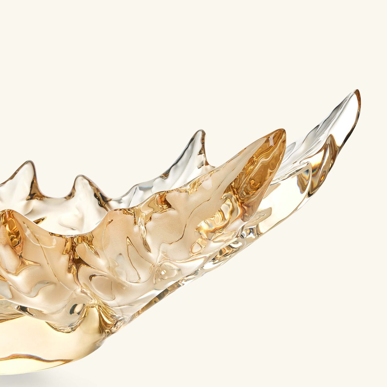 lalique champs  lys es centerpiece gold