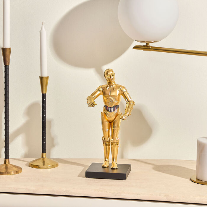 لادرو تمثال c 3po باللون الذهبي