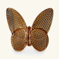 baccarat papillon lucky butterfly figurine mini blue scarabee