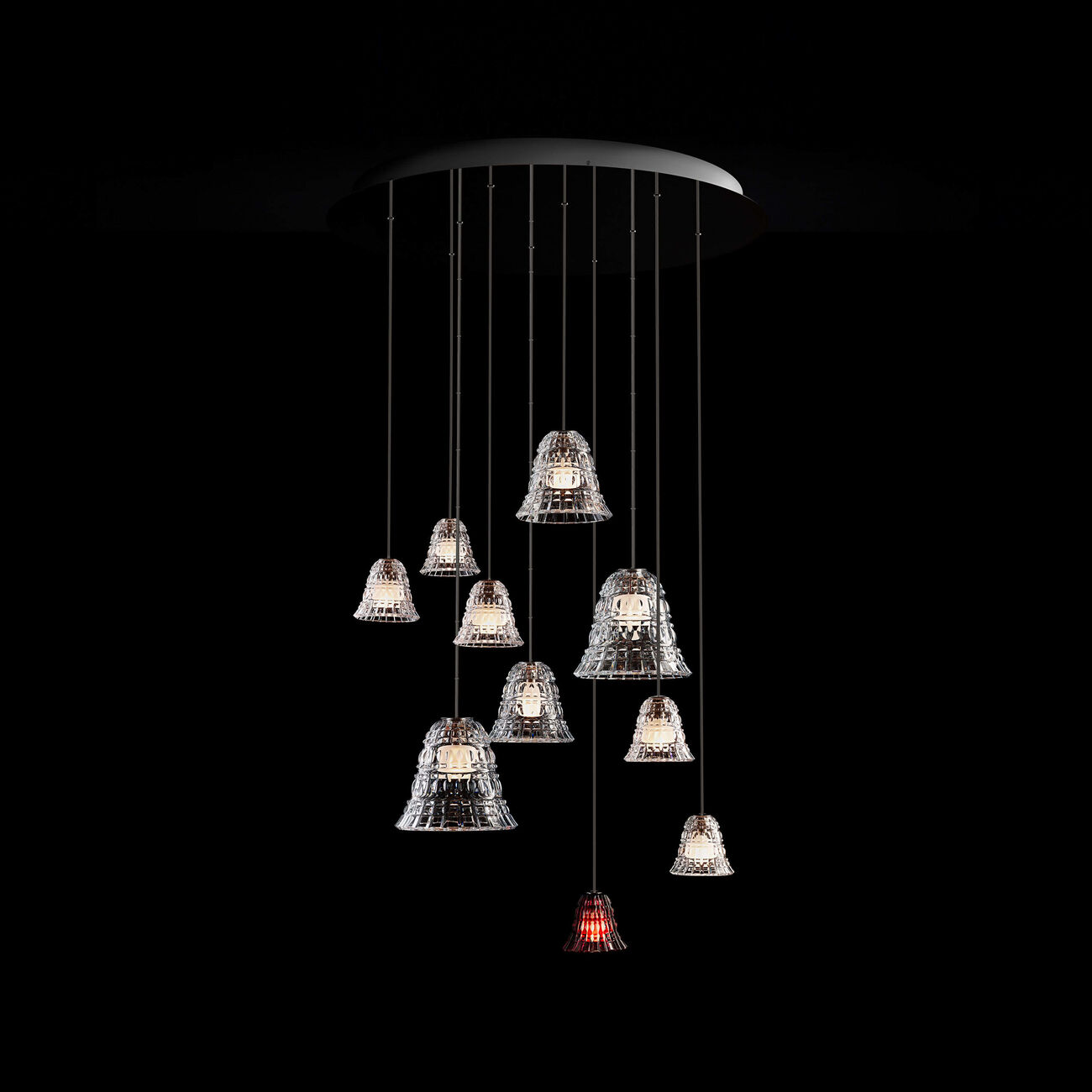 باكارا ثريا نيو آنتيك الشفافة   بالحجم الكبير