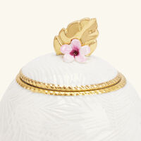 villari acapulco sugar bowl white