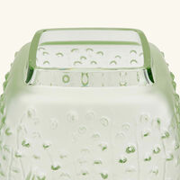 lalique muguet vase medium green