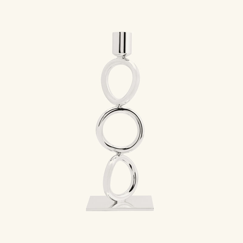 كريستوفل حامل الشموع فيرتيجو بثلاث حلقات باللون الفضي