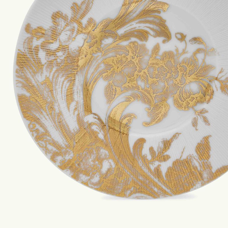 haviland stanislas dessert plate gold 16cm set of 4