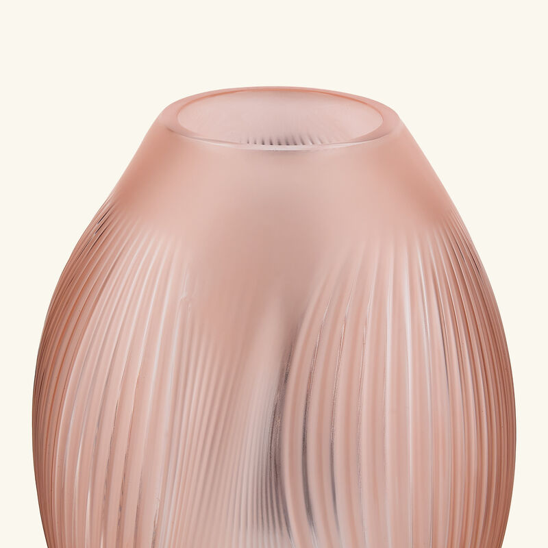 Alize Vase Medium Pink lalique alize vase medium pink