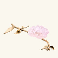 Camellia Flower Ornament Figurine Mini Pink daum camellia flower ornament figurine mini pink