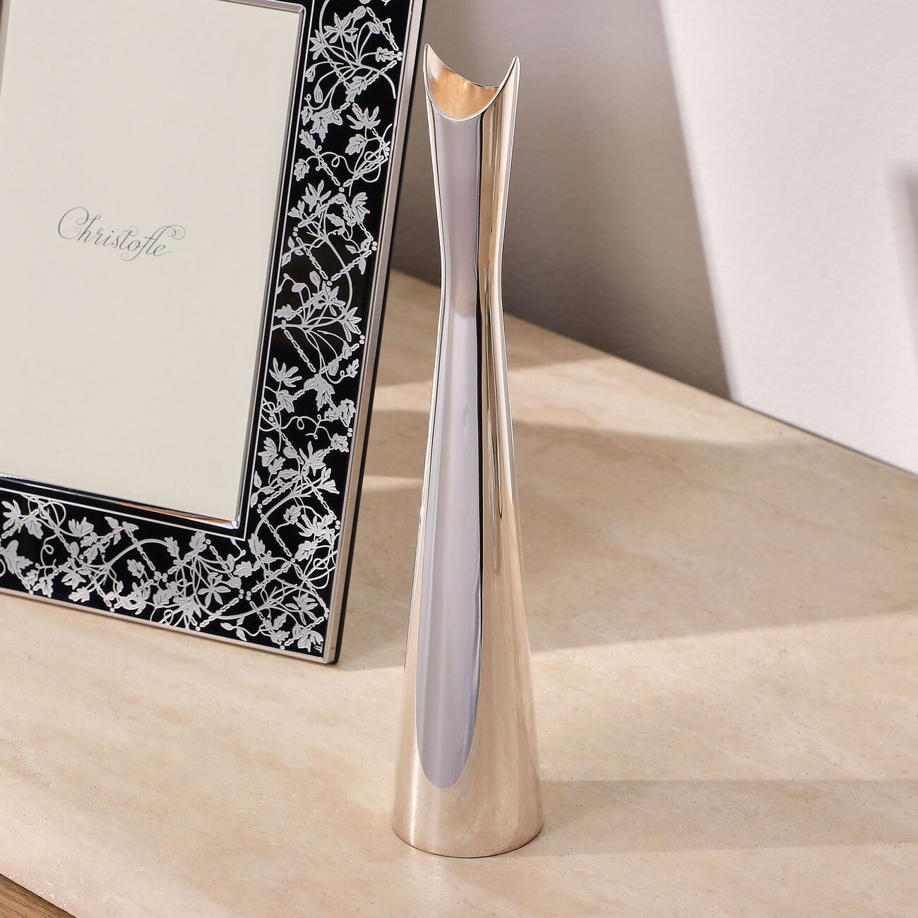 Les Collections Historiques Cardinal Vase Small Silver christofle les collections historiques cardinal vase small silver