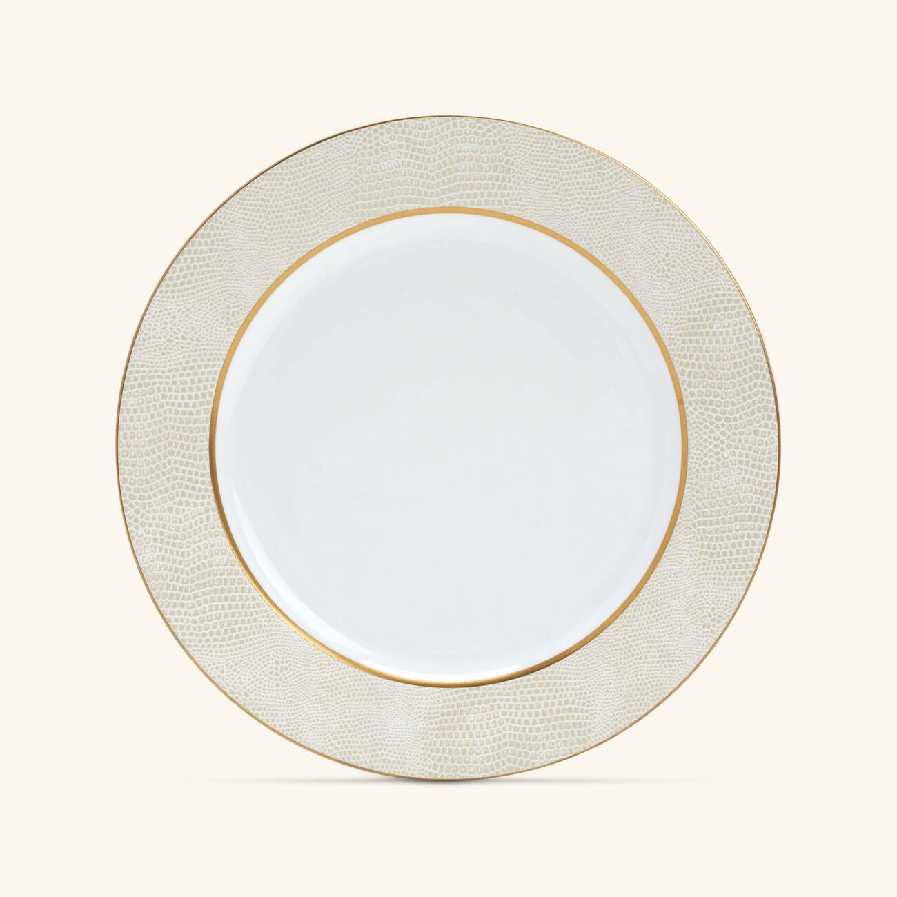 Sauvage Blanc Salad Plate Round White 21cm bernardaud sauvage blanc salad plate round white 21cm