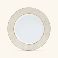bernardaud sauvage blanc salad plate round gold 21cm
