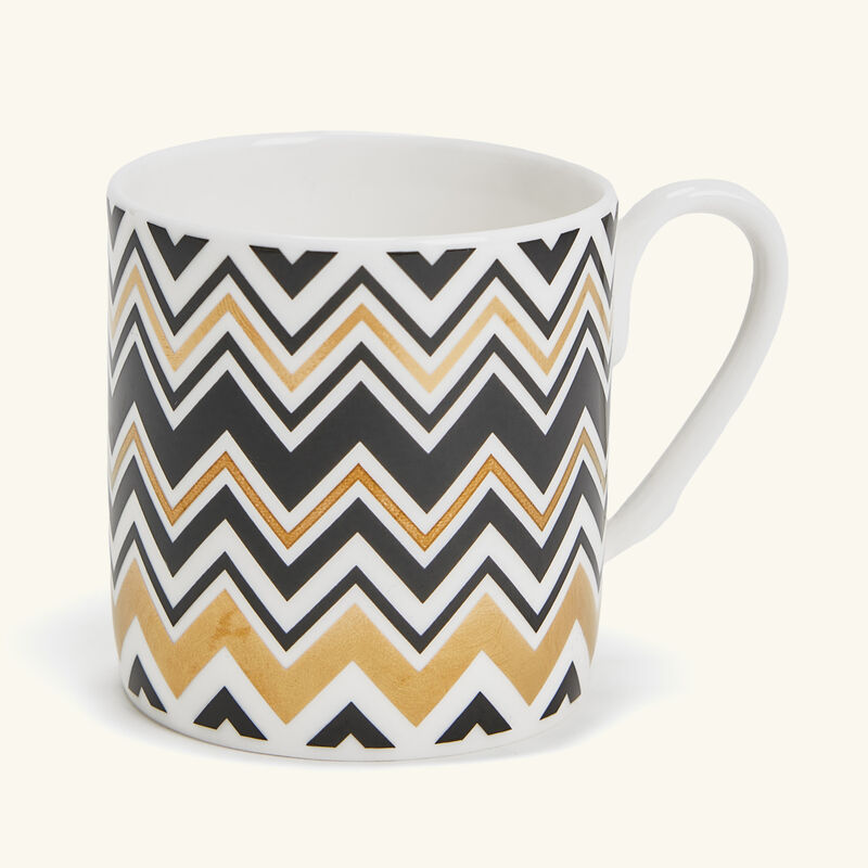 Zig Zag Coffee Cup & Saucer Pattern missoni home zig zag coffee cup saucer pattern