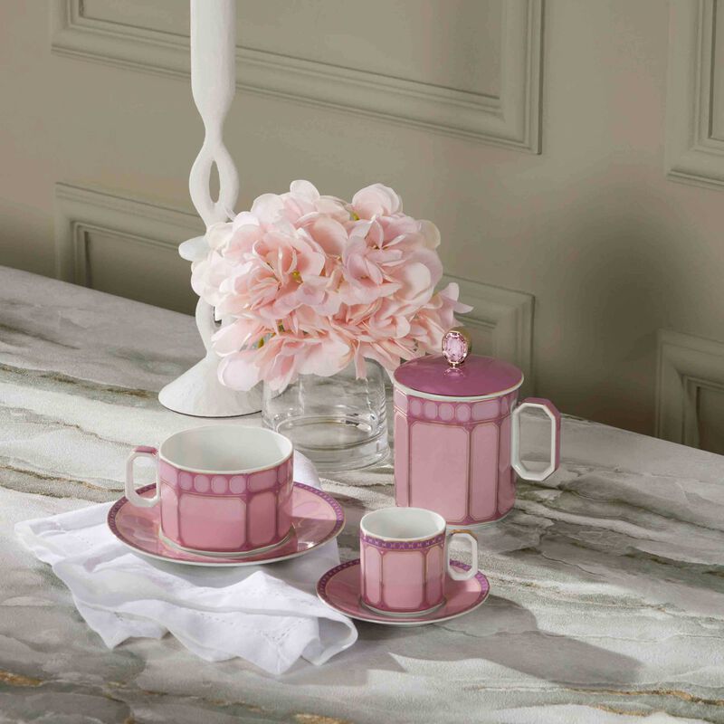 روزنتال كوب الشاي والقهوة سيغنوم روز وردي