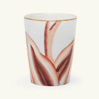 marie daage handpainted drinking glass orange